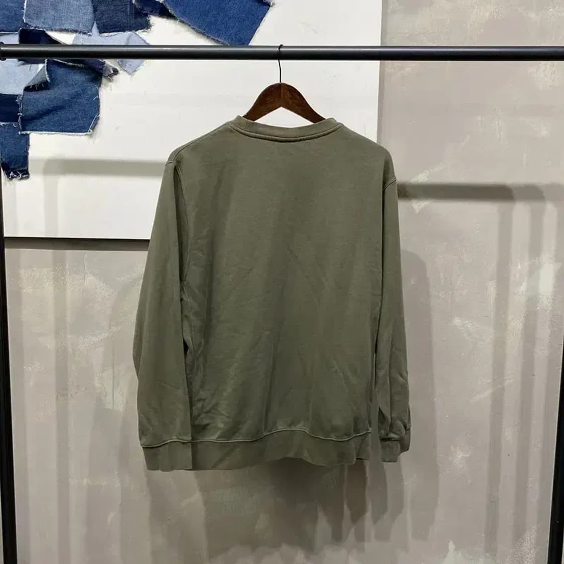 (100) 나이키 스트릿 자수 기모 맨투맨 긴팔 티 상품이미지4