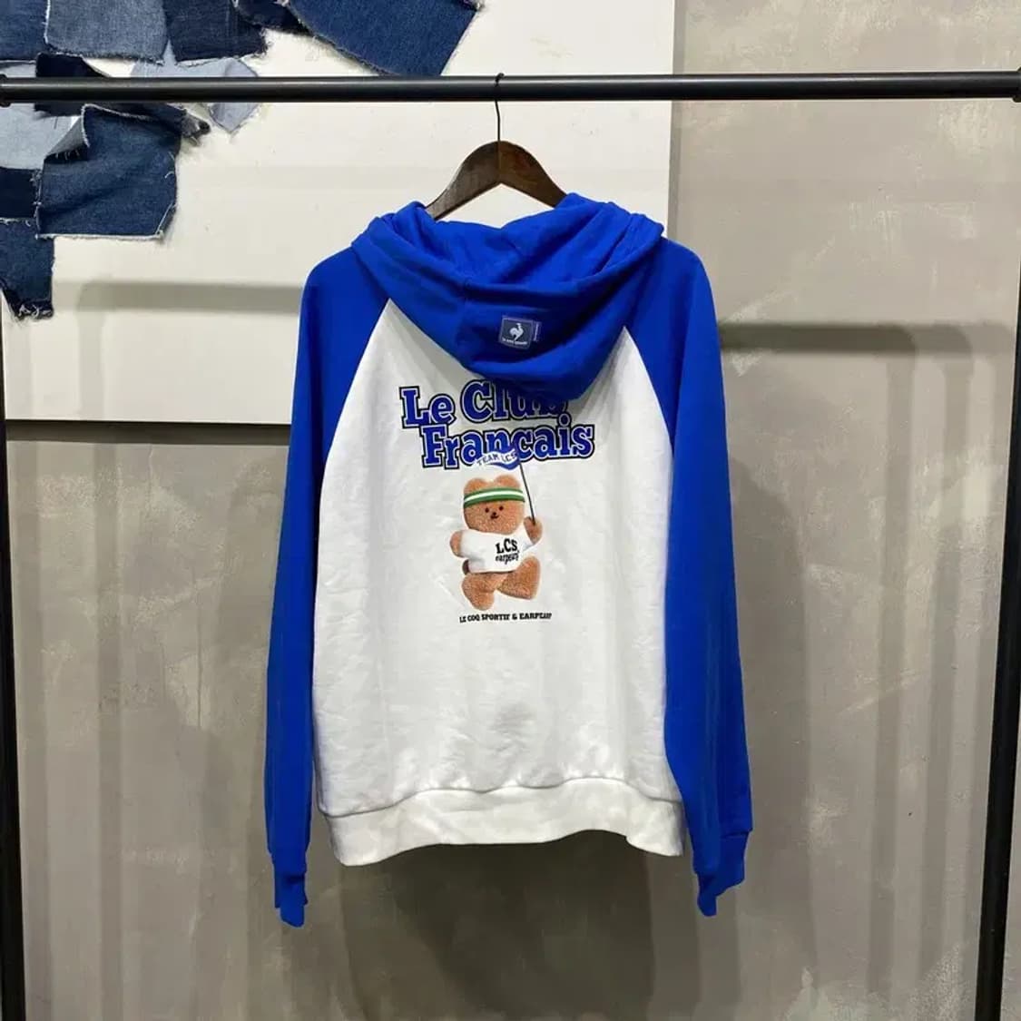 (100) 르꼬끄 스트릿 나그랑 프린팅 후드티 상품이미지4