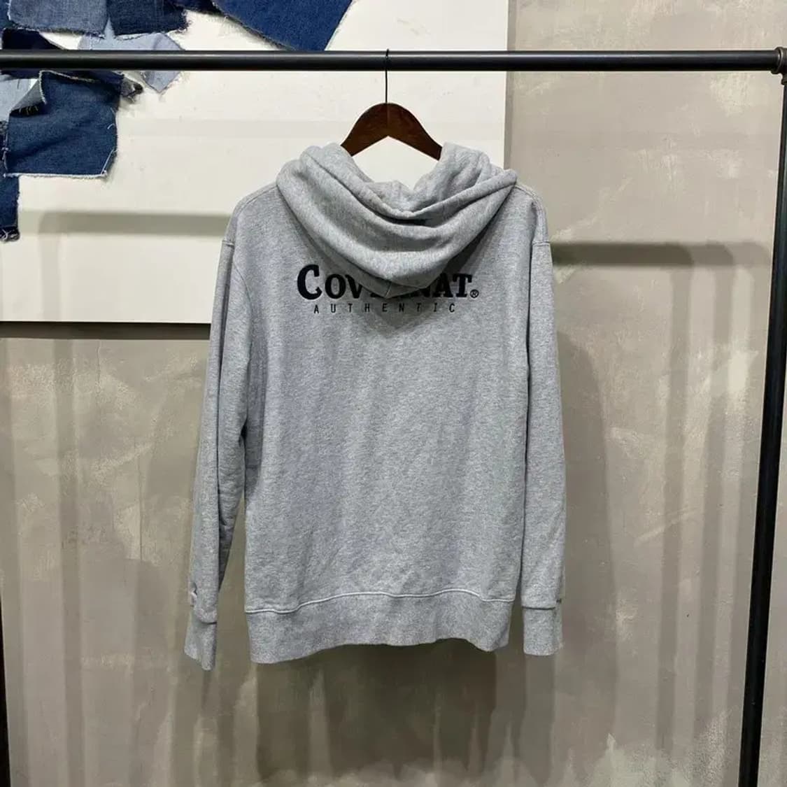 (100) 커버낫 스트릿 캐주얼 자수 후드집업 자켓 상품이미지4