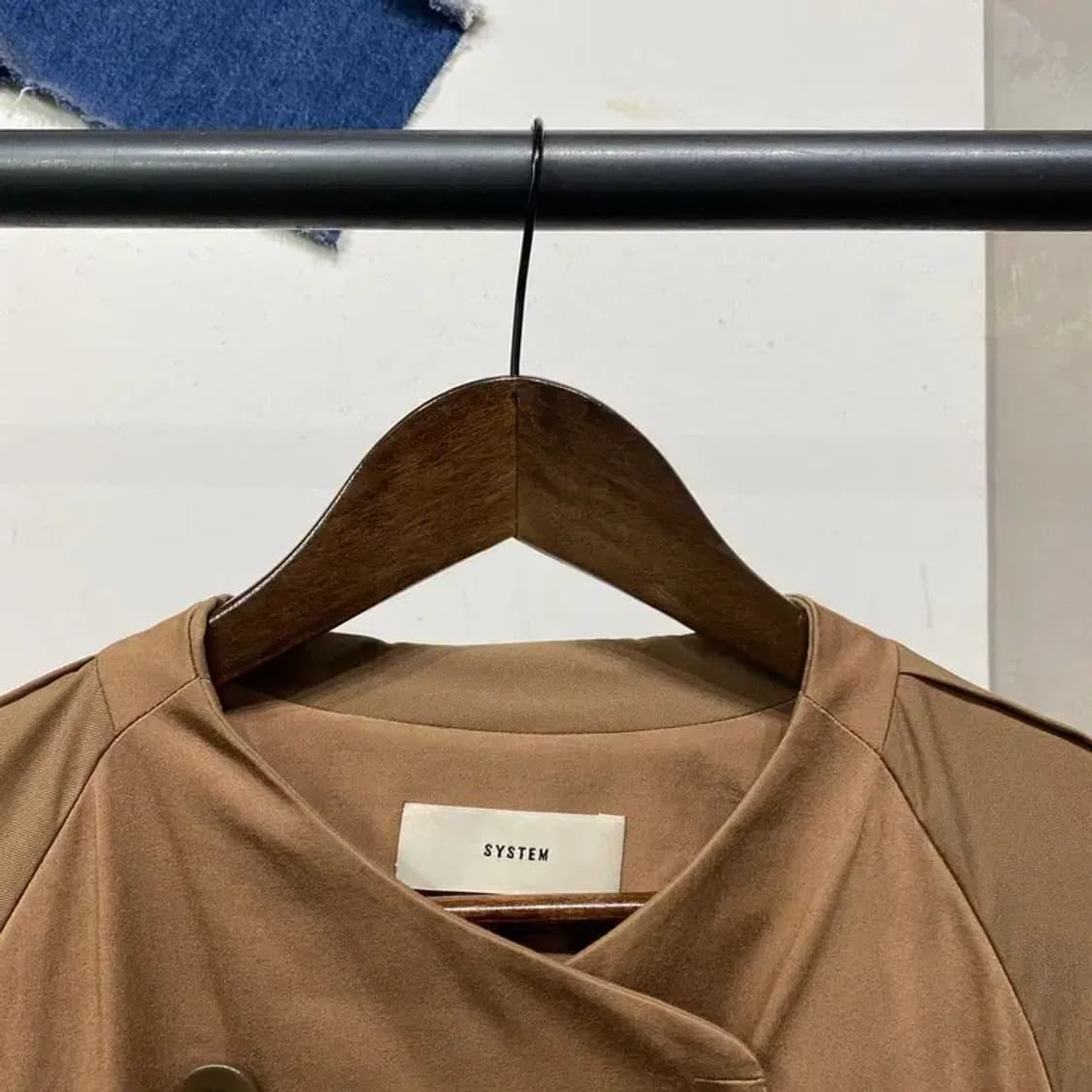 (80) 시스템 한섬 여성 캐주얼 더블버튼 코트원피스 상품이미지2