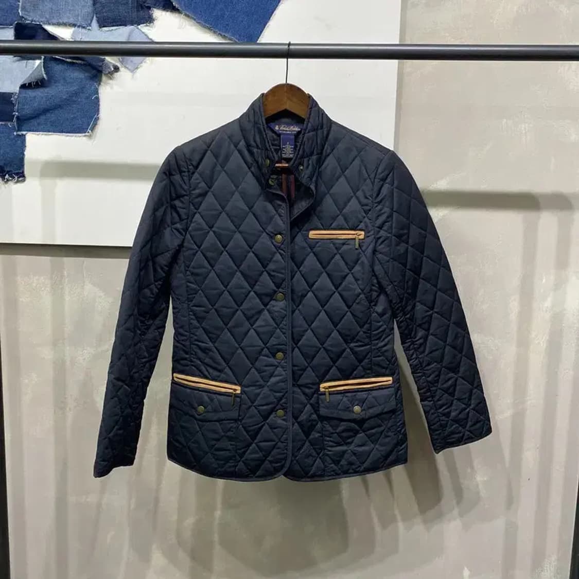 (95) 브룩스브라더스 여성 클래식 포켓 퀼팅 경량패딩 자켓 상품이미지1