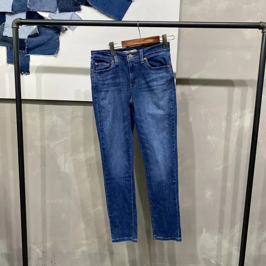 (27인치) 리바이스 여성 보이프랜드핏 스판 청바지 데님팬츠 상품이미지1