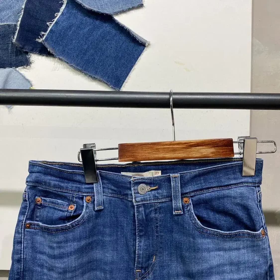 (27인치) 리바이스 여성 보이프랜드핏 스판 청바지 데님팬츠 상품이미지2