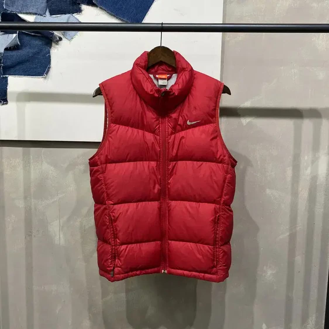 (90) 나이키 스트릿 캐주얼 덕다운 오리털 패딩 조끼 상품이미지1