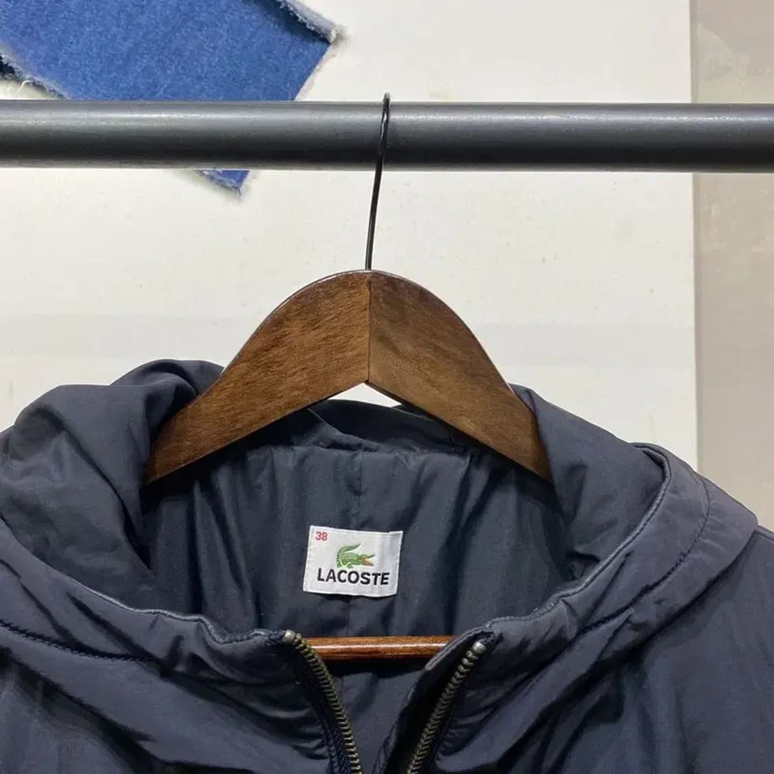 (95) 라코스테 캐주얼 스트릿 네이비 후드 패딩 자켓 상품이미지2