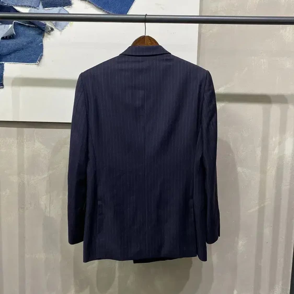 (100) 커스텀멜로우 캐주얼 더블버튼 블레이저 정장자켓 상품이미지4