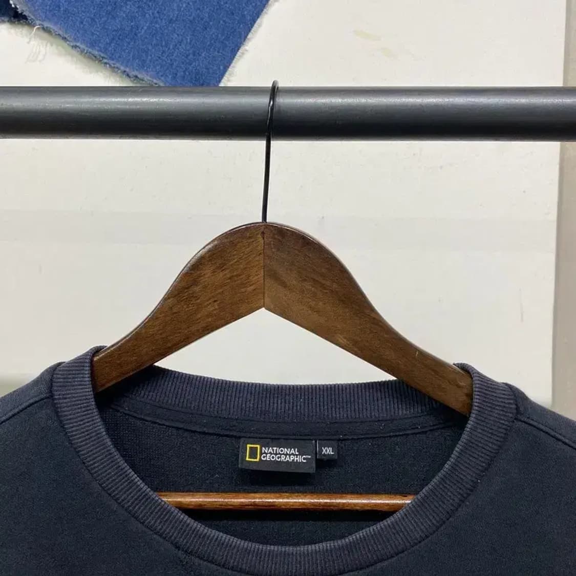 (110) 내셔널지오그래픽 캐주얼 자수 맨투맨 긴팔 티 상품이미지2