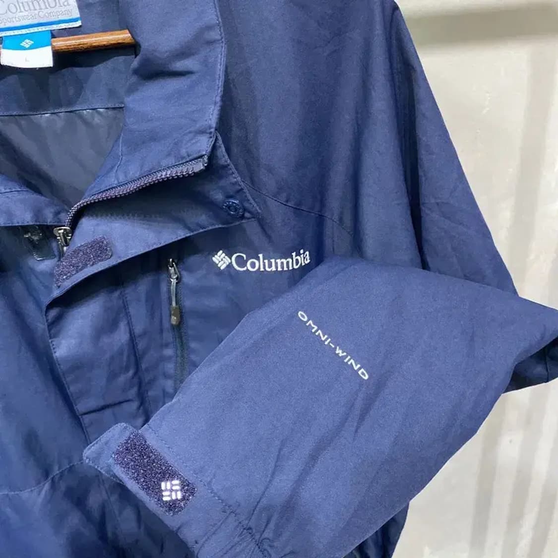 (100) 콜롬비아 등산 아웃도어 옴니윈드 바람막이 자켓 상품이미지4