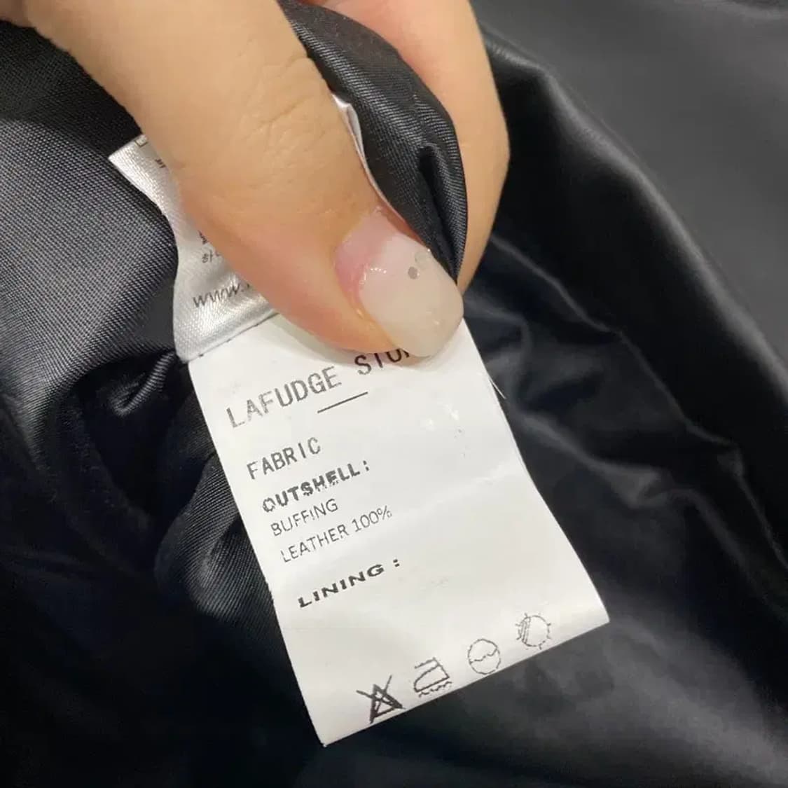 (100) 라퍼지스토어 캐주얼 스트릿 카라 버핑래더 가죽 자켓 상품이미지5