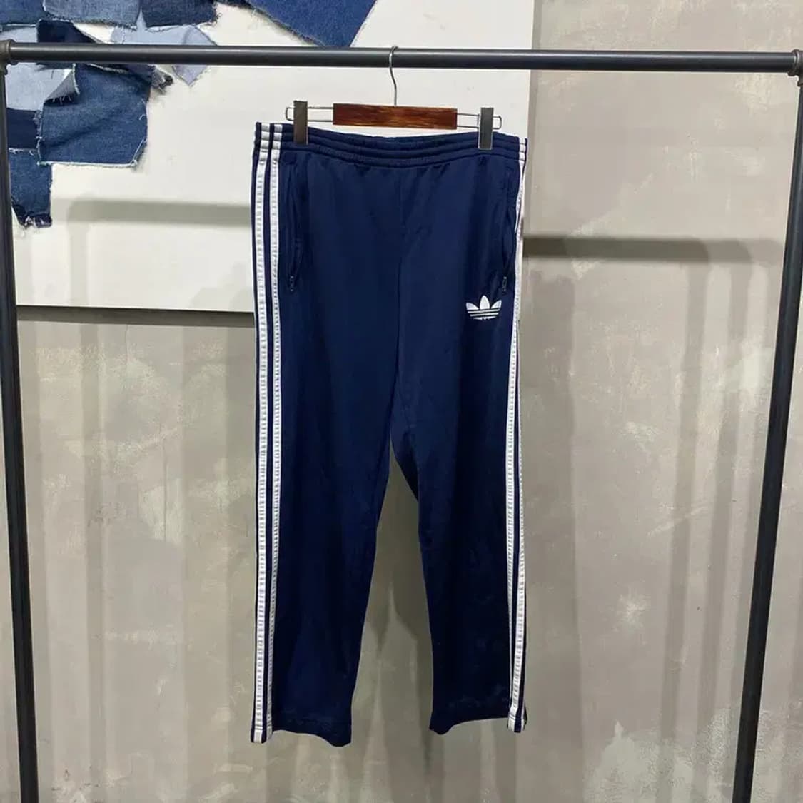 (28~30인치) 아디다스 파이어버드 네이비 팬츠 운동바지 상품이미지1