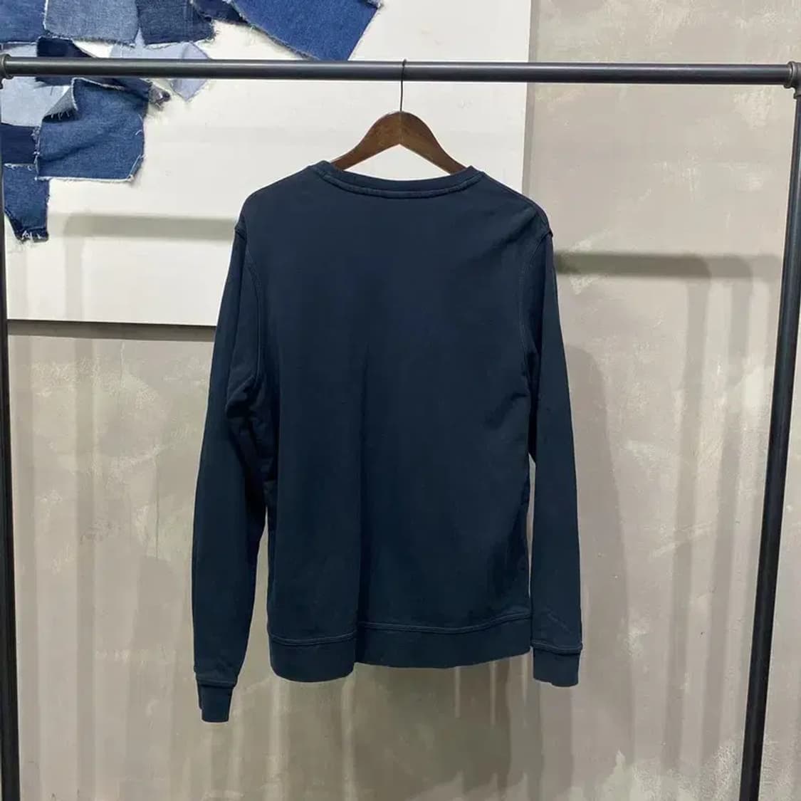 (105) 나이키 스트릿 자수 블랙 맨투맨 긴팔 티 상품이미지4