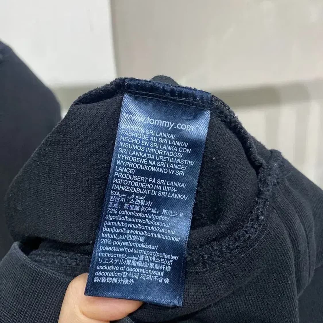 (100) 타미힐피거 캐주얼 클래식 자수 맨투맨 긴팔 티 상품이미지5