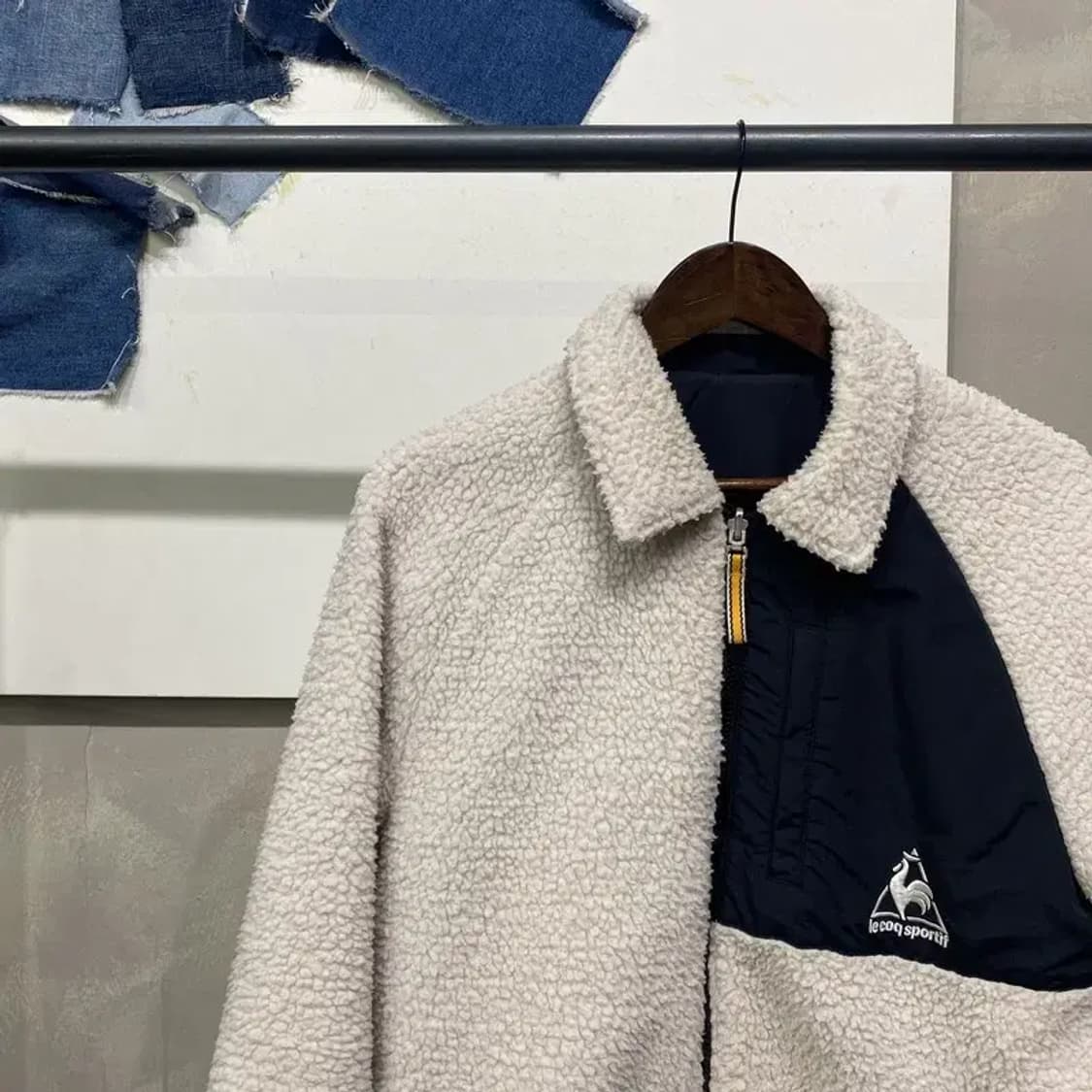 (90) 르꼬끄 캐주얼 리버시블 양면 뽀글이 후리스 자켓 상품이미지3