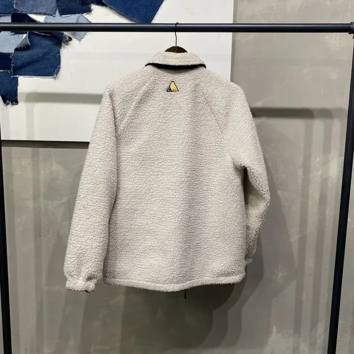 (90) 르꼬끄 캐주얼 리버시블 양면 뽀글이 후리스 자켓 상품이미지4