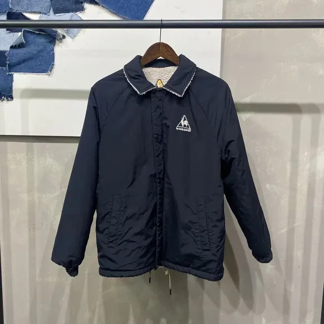 (90) 르꼬끄 캐주얼 리버시블 양면 뽀글이 후리스 자켓 상품이미지5