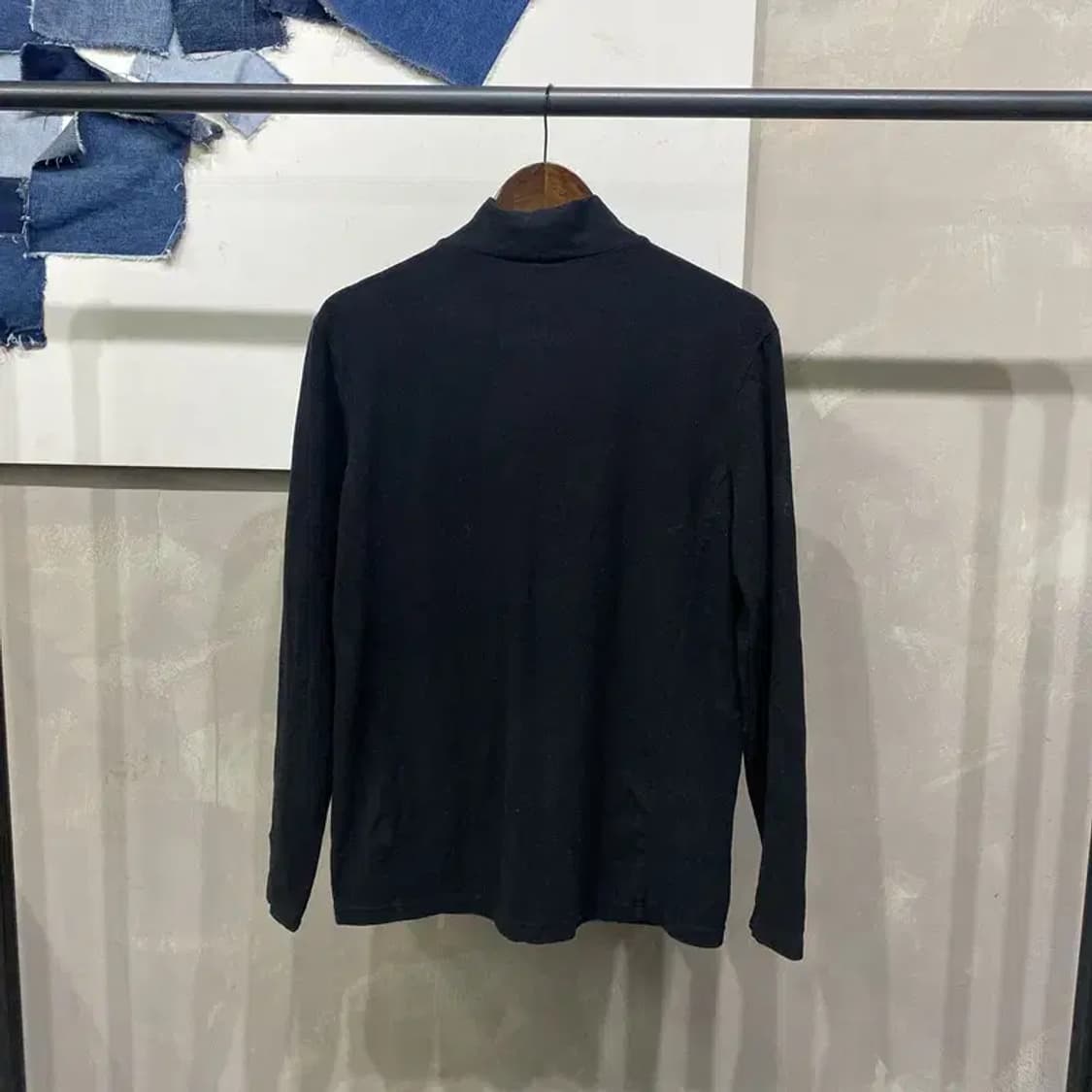 (95) 클리브랜드 골프 스포츠 반폴라 퀼팅패딩 후리스 긴팔티 상품이미지4