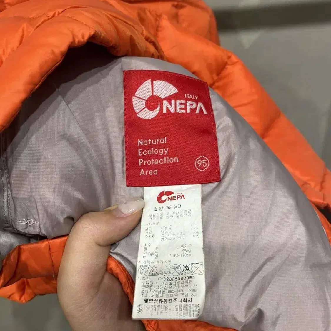 (95) 네파 여성 등산 아웃도어 헝가리 구스 경량패딩 점퍼 상품이미지5