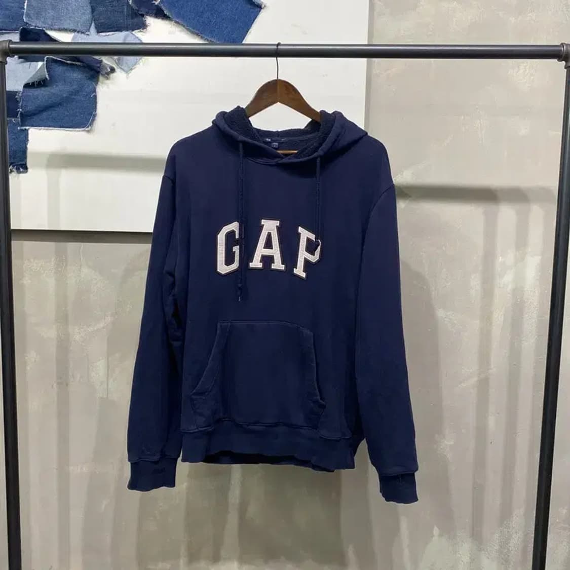 (100) GAP 갭 캐주얼 스트릿 자수 기모 후드티 상품이미지1