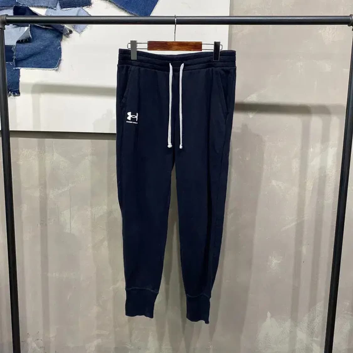 (30~32인치) 언더아머 운동 헬스 밴딩 기모 조거팬츠 운동바지 상품이미지1