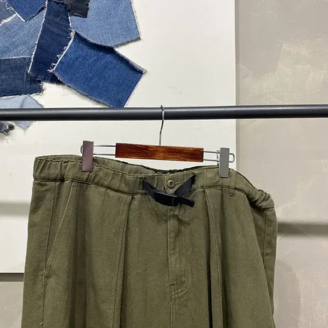 (빅사이즈) 러기드하우스 아메카지 벨티드 밴딩 면바지 코튼팬츠 상품이미지2