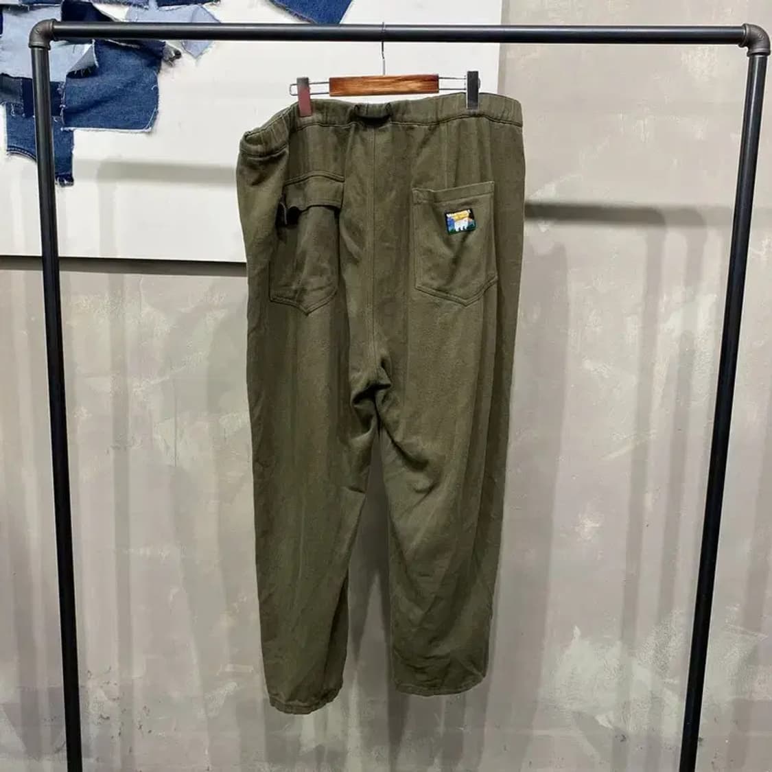 (빅사이즈) 러기드하우스 아메카지 벨티드 밴딩 면바지 코튼팬츠 상품이미지3