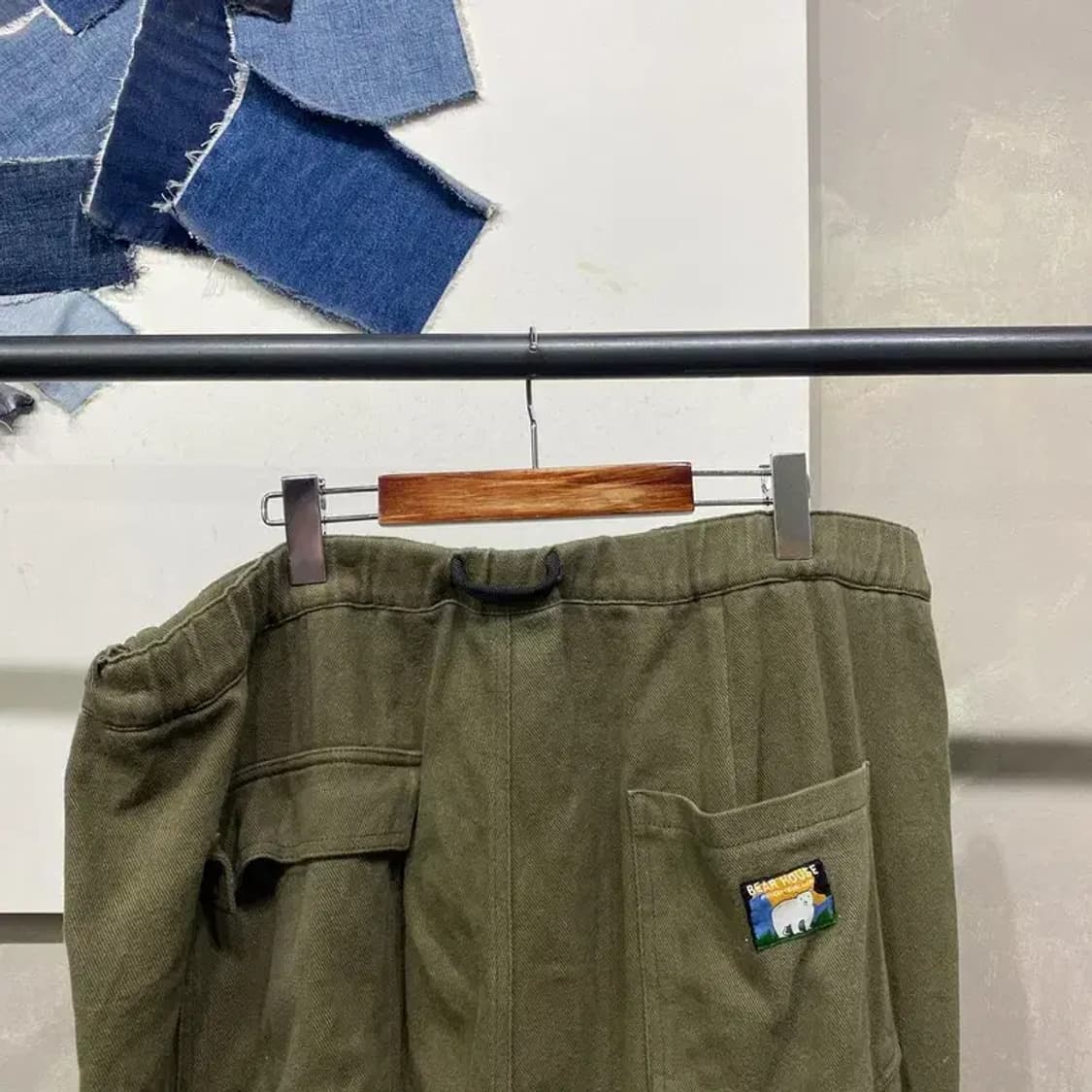 (빅사이즈) 러기드하우스 아메카지 벨티드 밴딩 면바지 코튼팬츠 상품이미지4