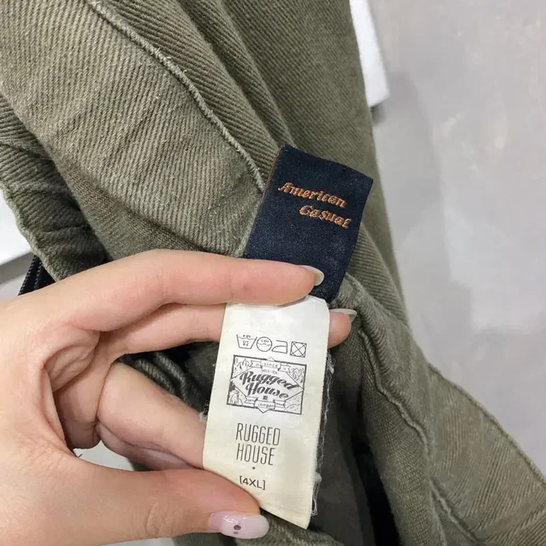 (빅사이즈) 러기드하우스 아메카지 벨티드 밴딩 면바지 코튼팬츠 상품이미지6