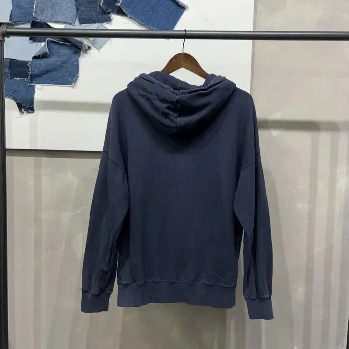 (100) 키르시 캐주얼 스트릿 자수 후드티 상품이미지4