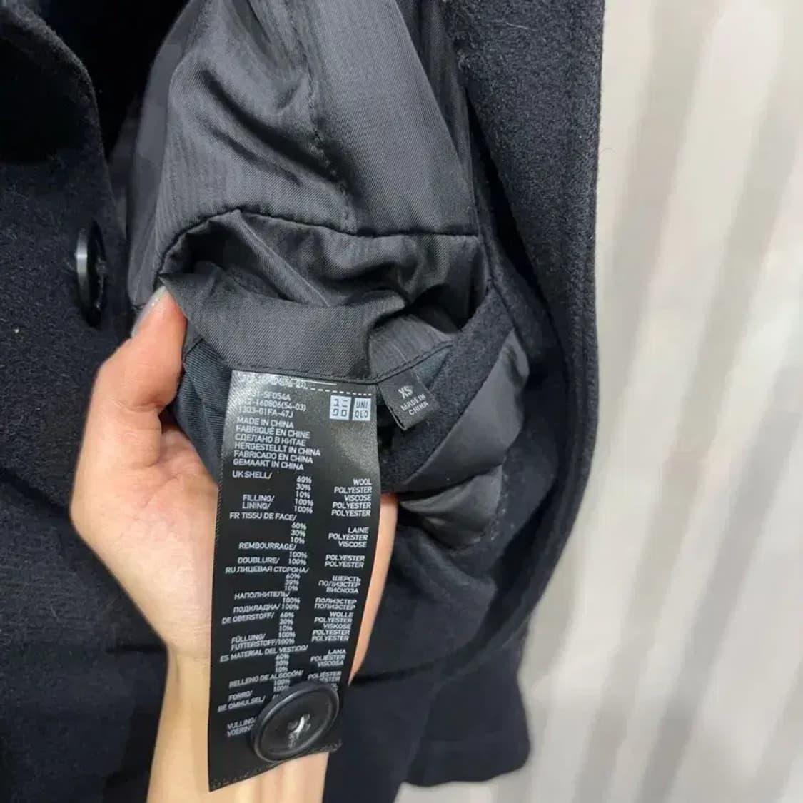 (90) 유니클로 캐주얼 모직 코트 상품이미지5