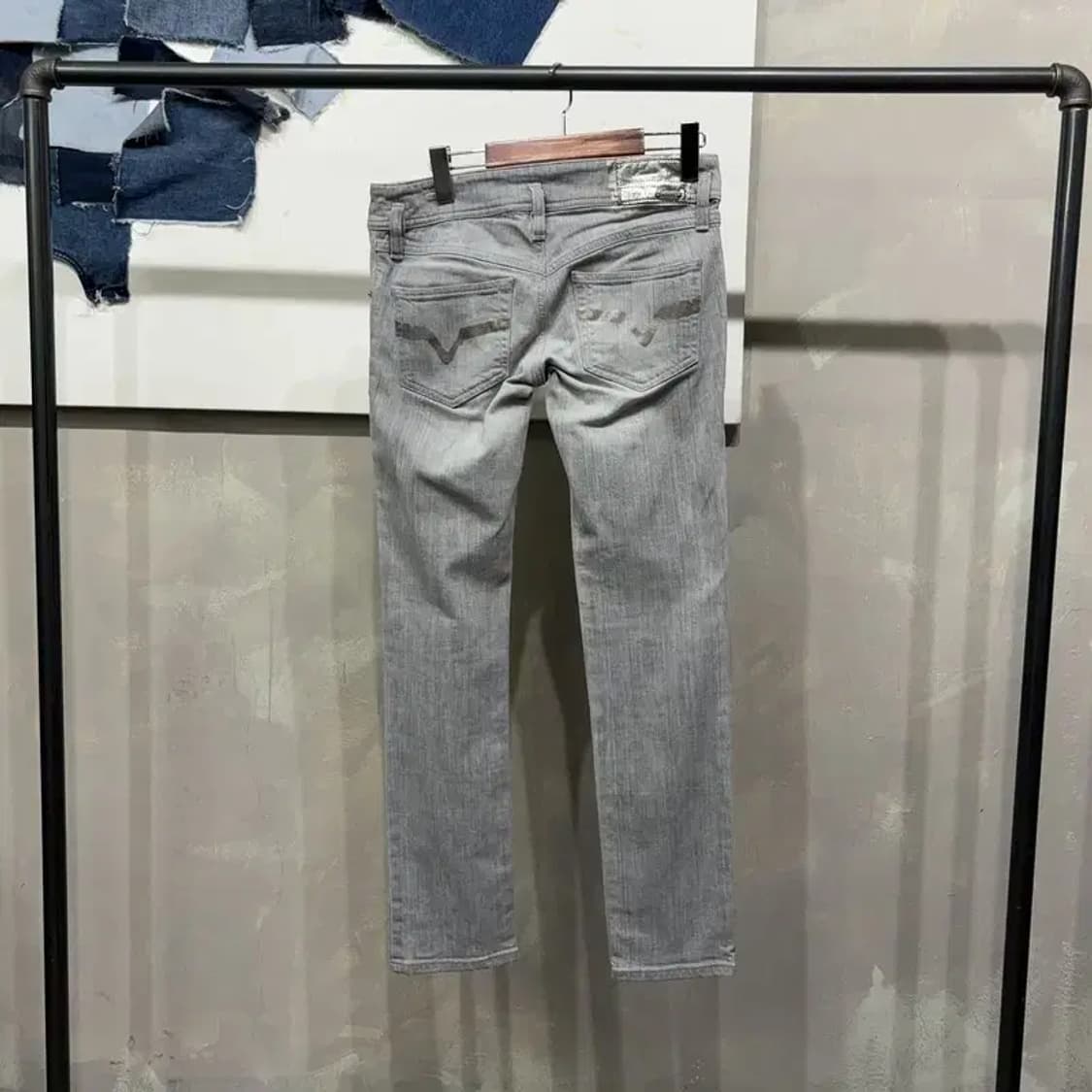 (26인치) 디젤 여성 MATIC 스판 그레이진 청바지 상품이미지3