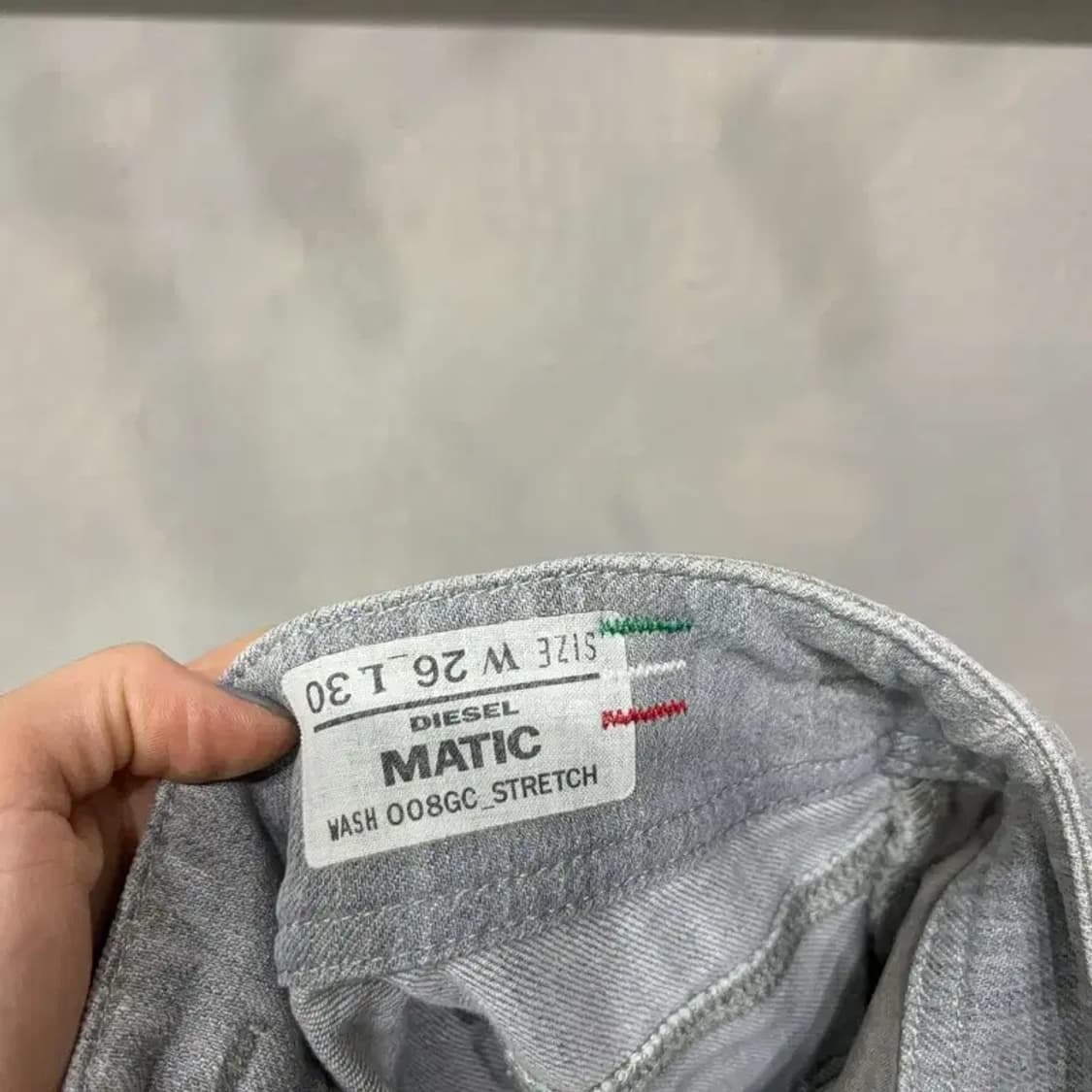 (26인치) 디젤 여성 MATIC 스판 그레이진 청바지 상품이미지5