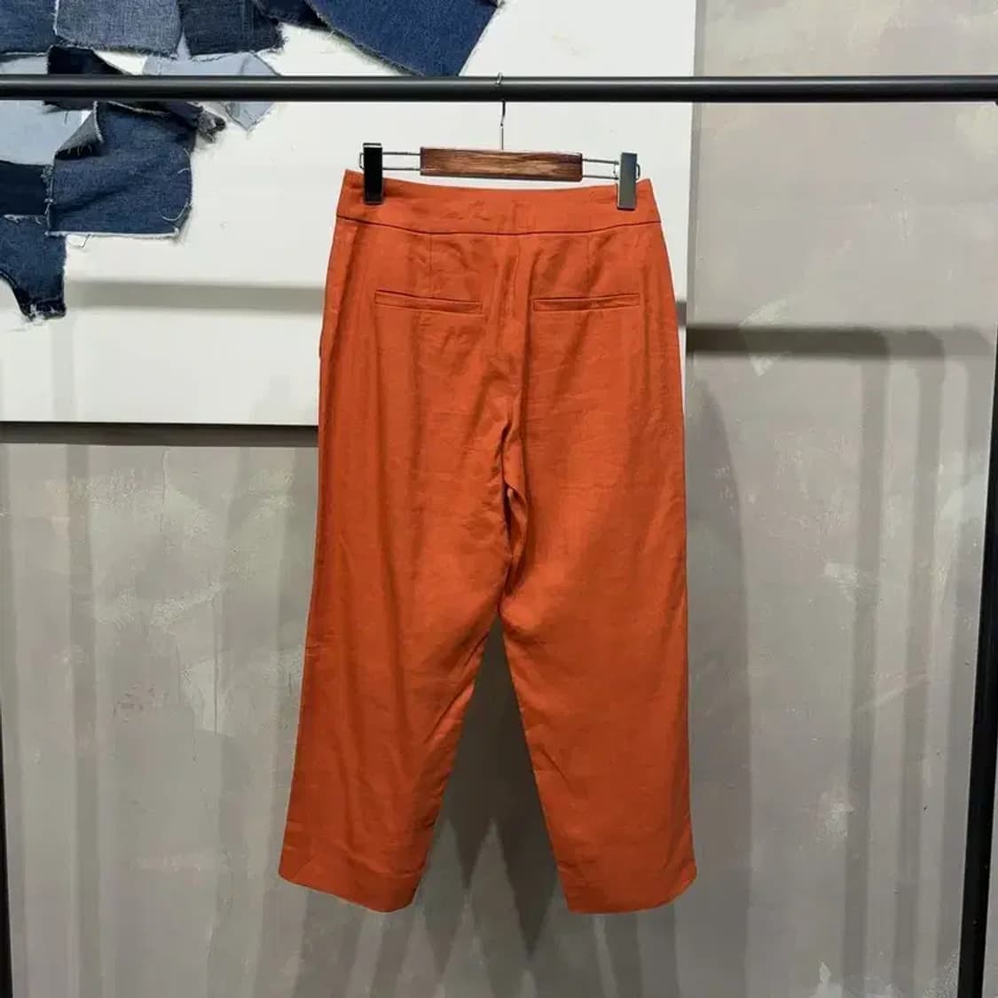 (25인치) 미샤 여성 캐주얼 린넨 슬랙스 바지 팬츠 상품이미지3