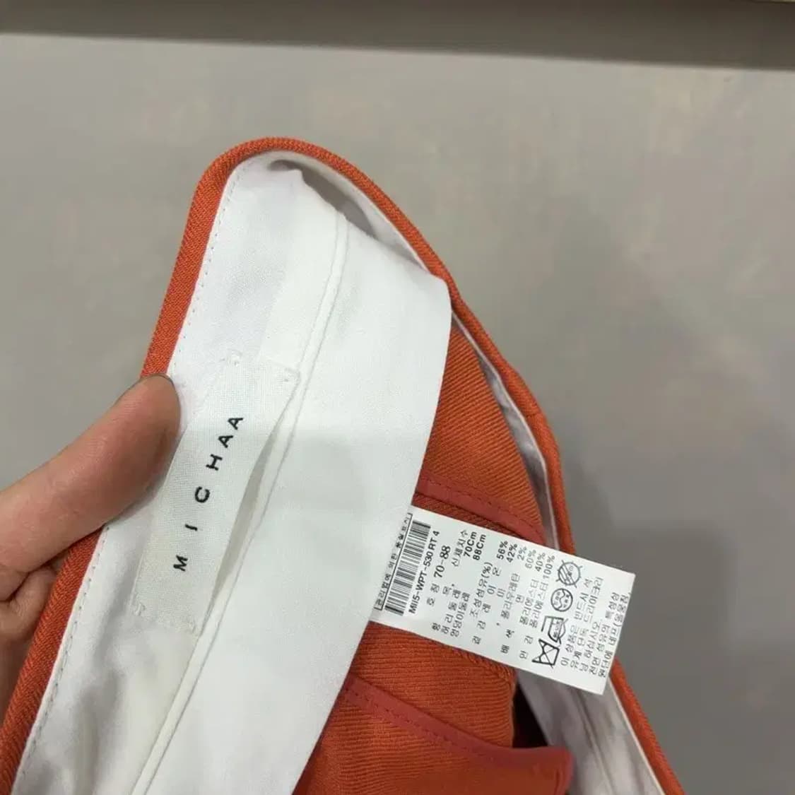 (25인치) 미샤 여성 캐주얼 린넨 슬랙스 바지 팬츠 상품이미지5