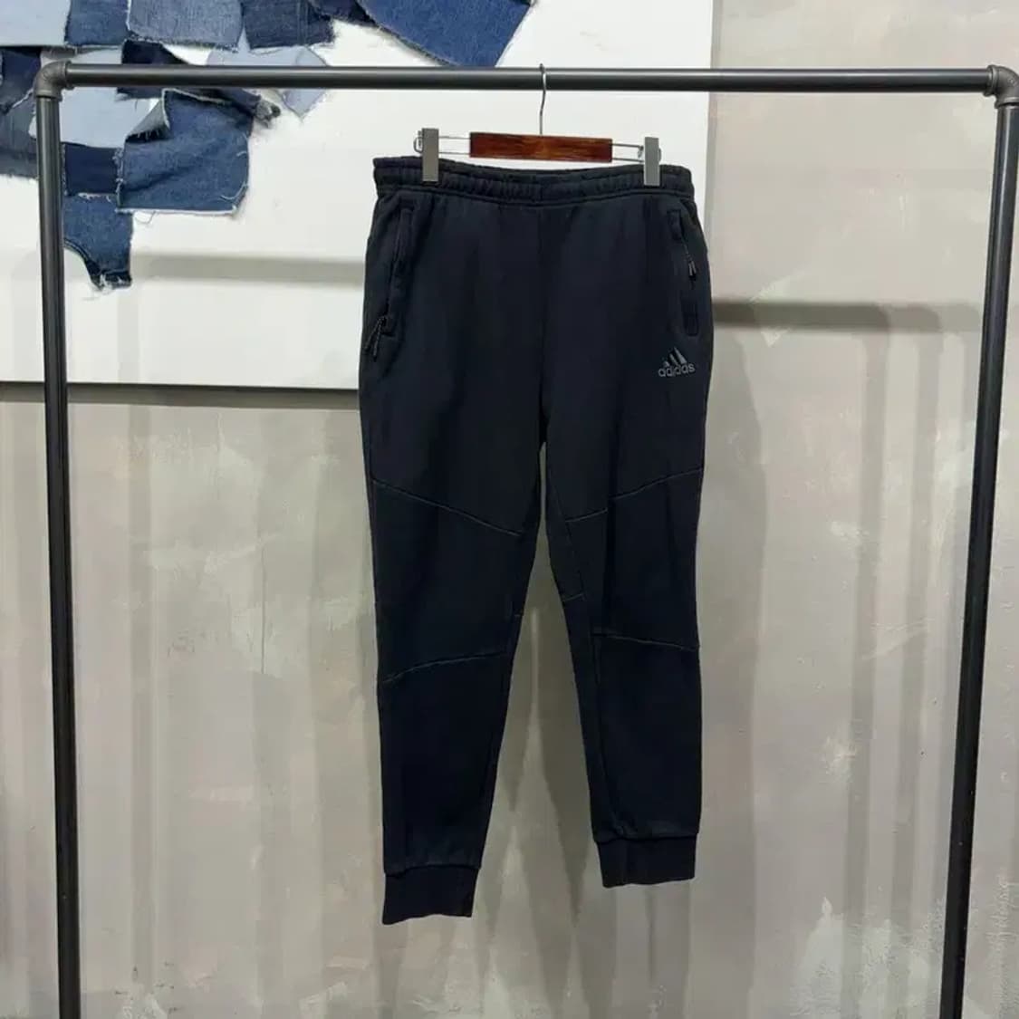 (32~34인치) 아디다스 스트릿 밴딩 조거팬츠 운동바지 상품이미지1