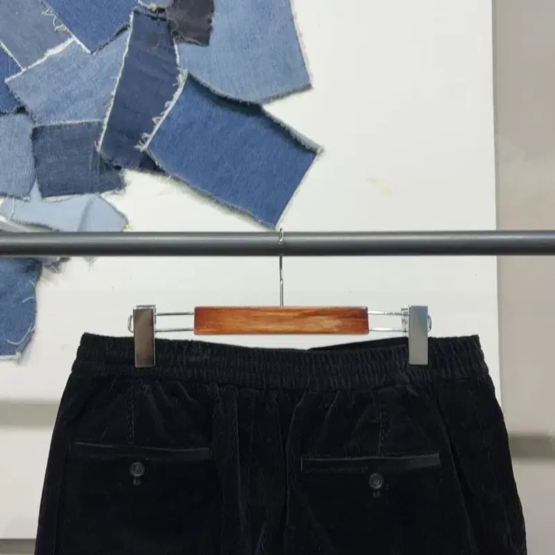 (32~34인치) 커스텀멜로우 캐주얼 밴딩 골덴 조거팬츠 바지 상품이미지4