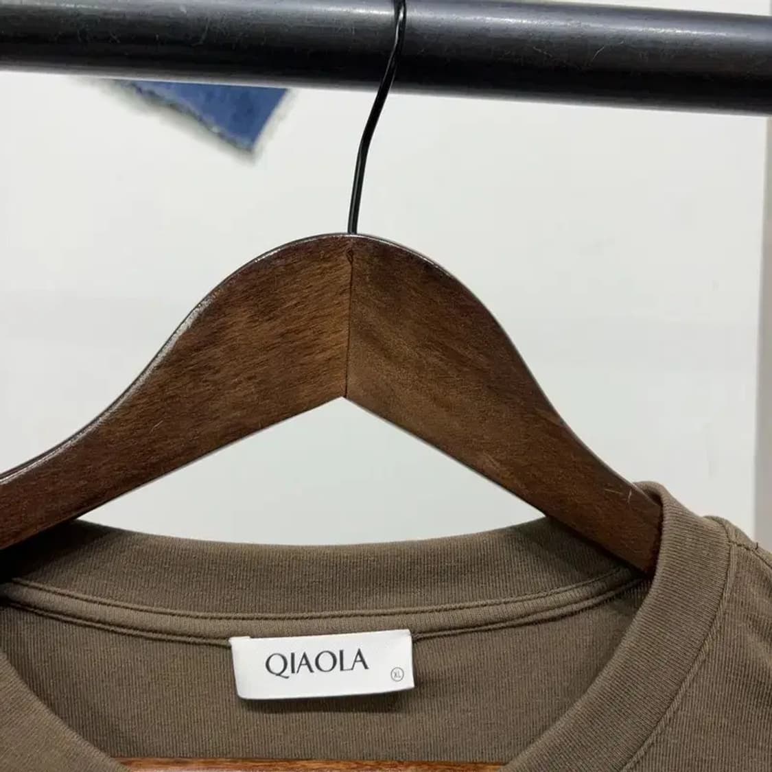 (95) QIAOLA 여성 드레이프 반팔 원피스 상품이미지2