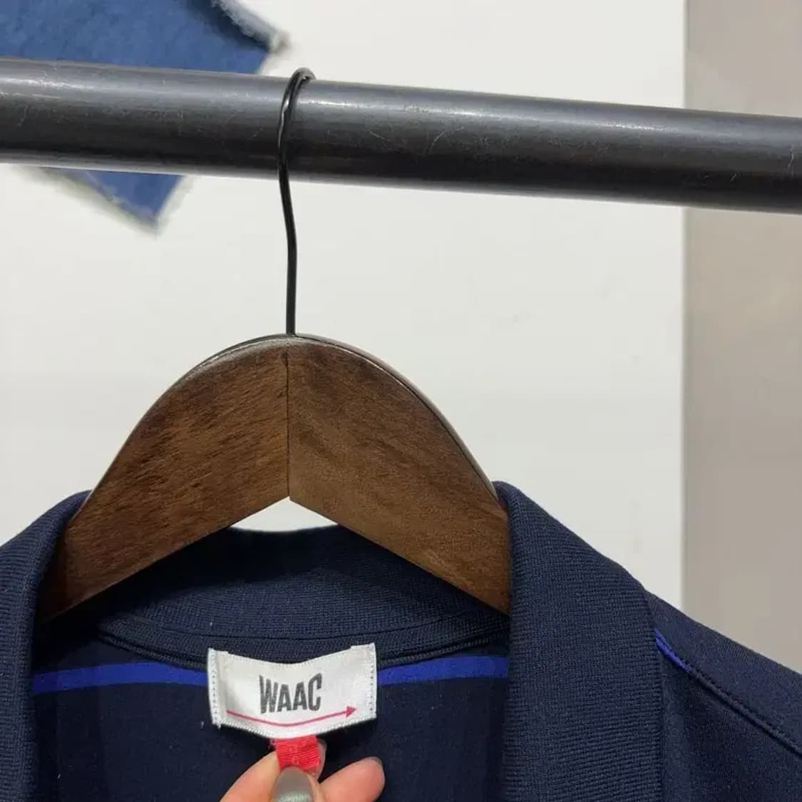 (100) 왁 골프 캐주얼 기능성 스트라이프 긴팔카라티 상품이미지2