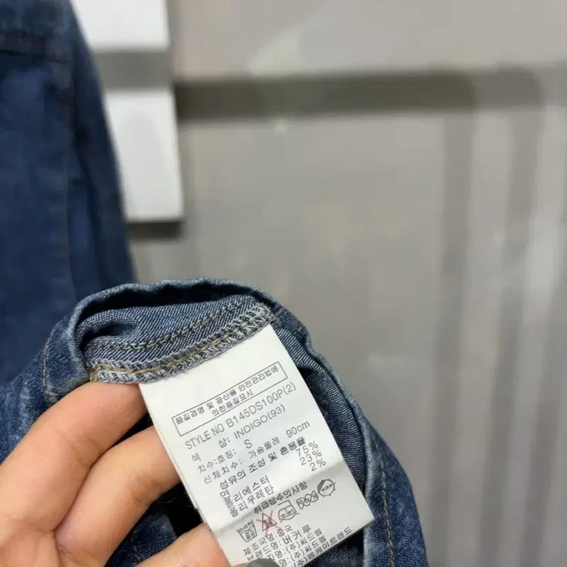 (90) 버커루 캐주얼 스트릿 투포켓 웨스턴 데님 청셔츠 상품이미지5