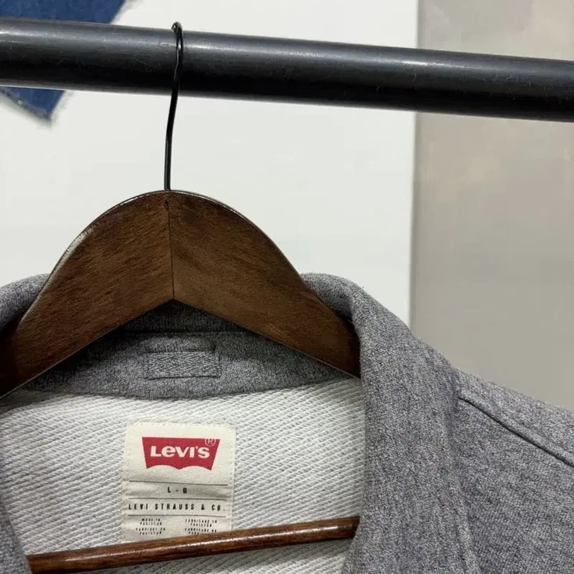 (100) 리바이스 코튼 크롭 트러커 자켓 상품이미지2