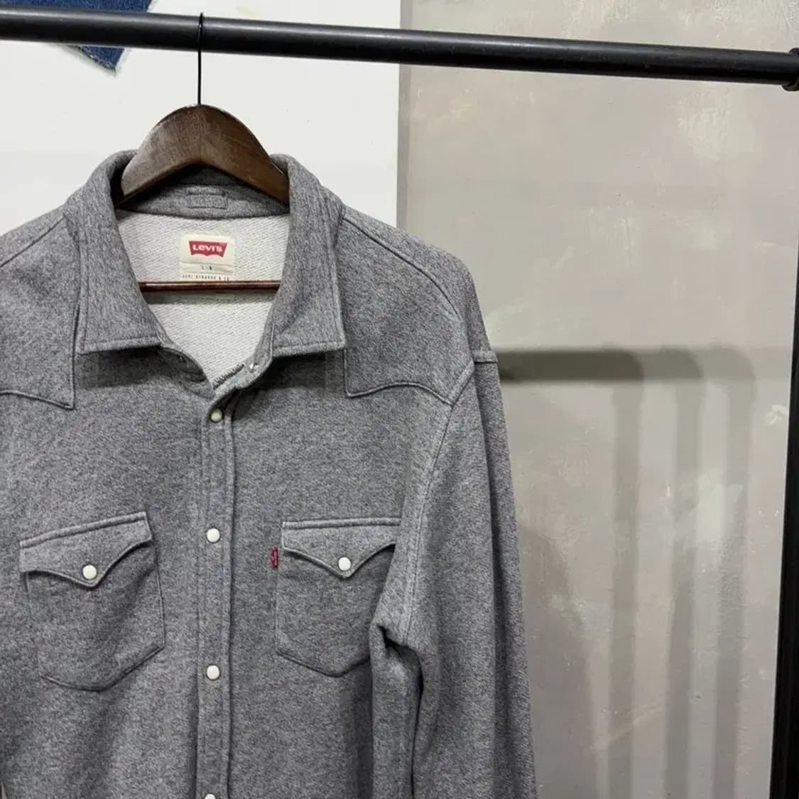 (100) 리바이스 코튼 크롭 트러커 자켓 상품이미지3