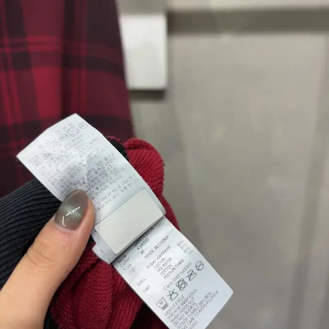 (100) MLB 보스턴레드삭스 체크 맨투맨 긴팔티 상품이미지5