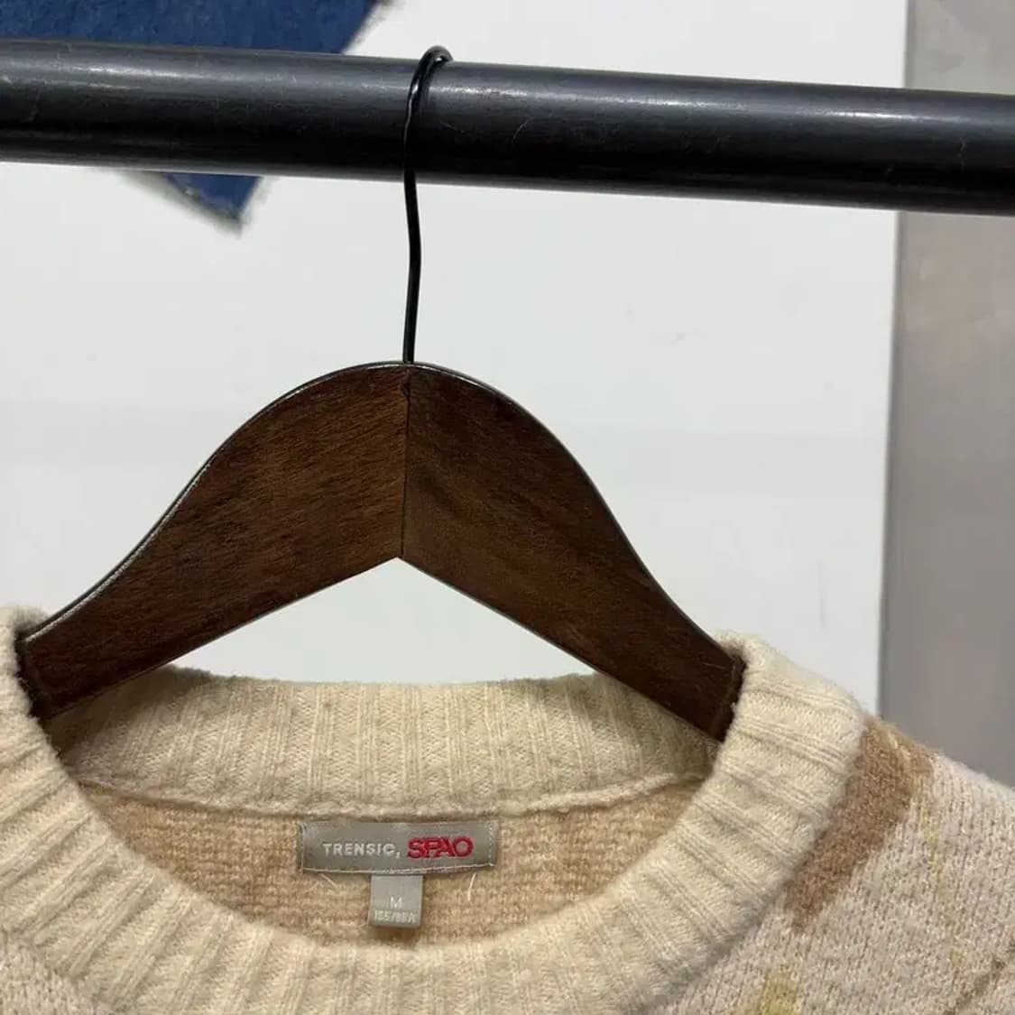 (95) 스파오 캐주얼 아가일 니트 상품이미지2