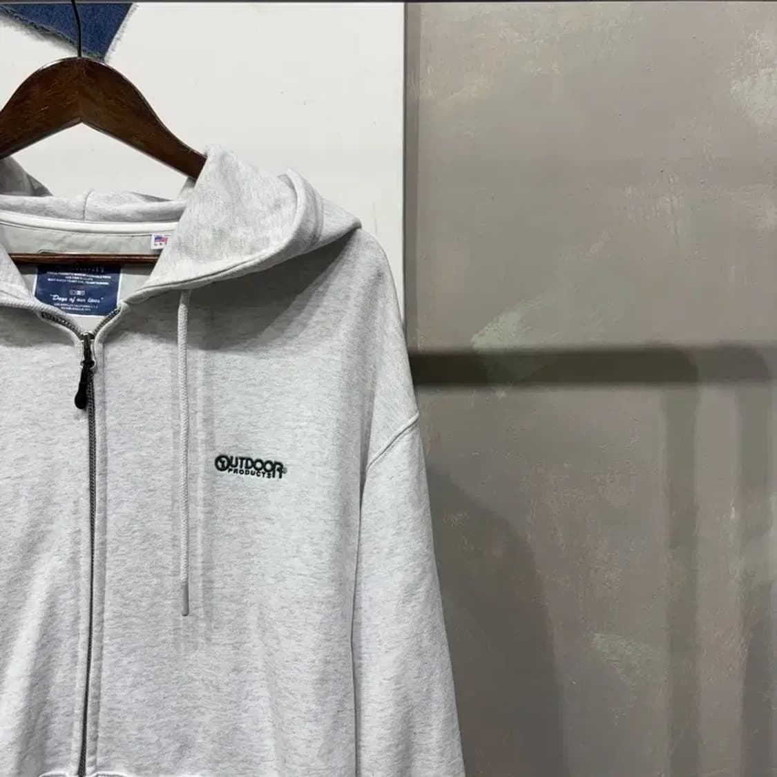 (빅사이즈) 아웃도어프로덕츠 캐주얼 스트릿 후드집업 자켓 상품이미지3