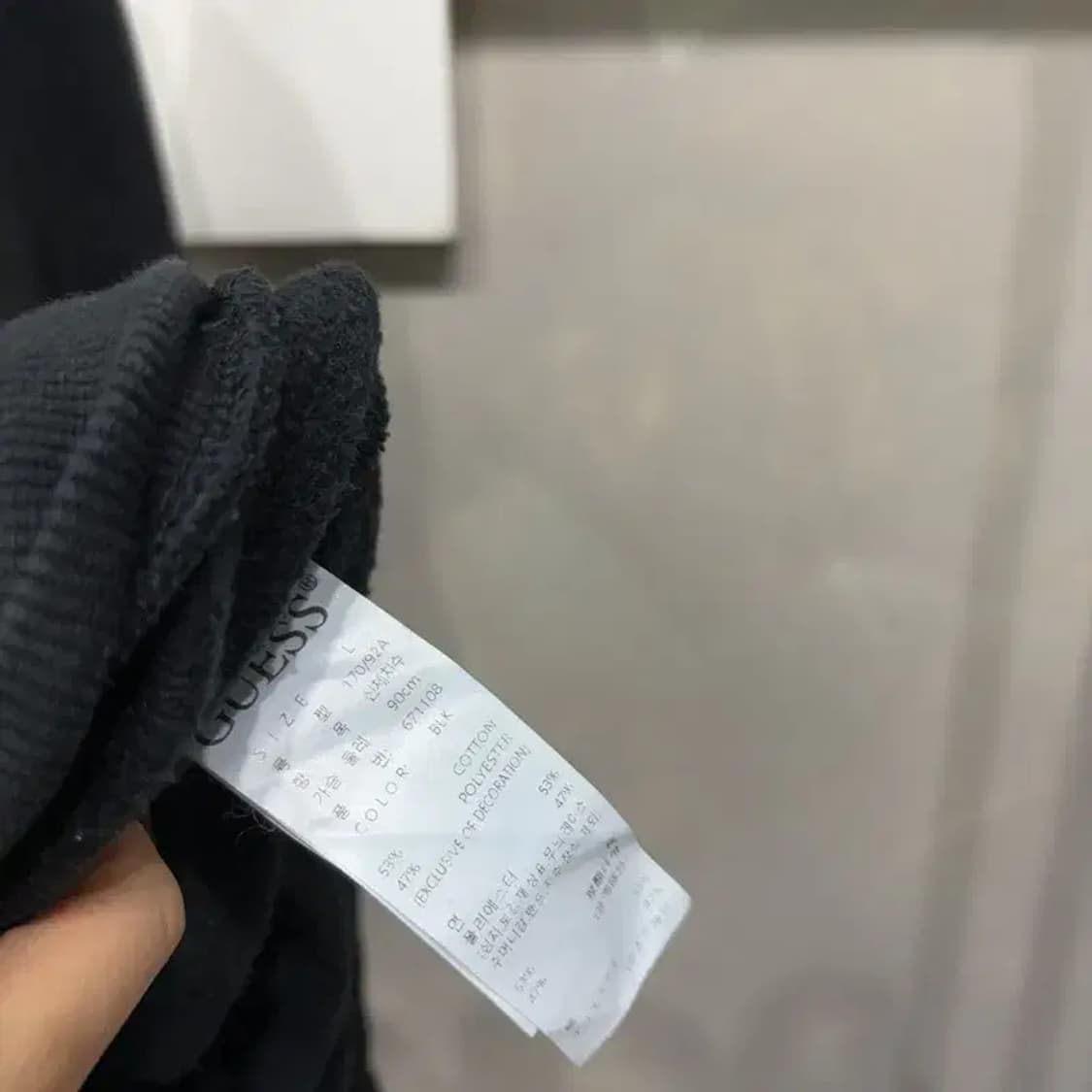 (90) 게스 여성 하프집업 기모 맨투맨 긴팔티 상품이미지5