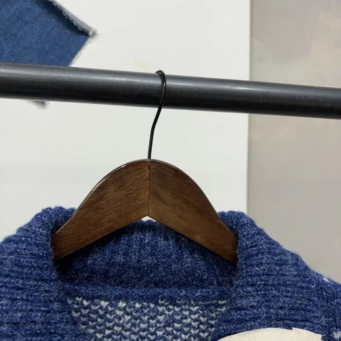 (95) VINTAGE 여성 크롭 코위찬 니트집업 상품이미지2