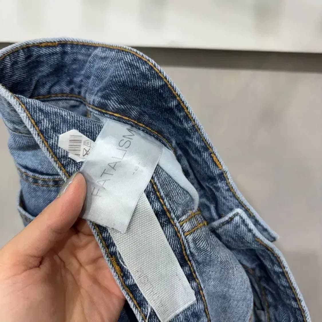 (32인치) 페이탈리즘 캐주얼 스트릿 데님팬츠 청바지 상품이미지5