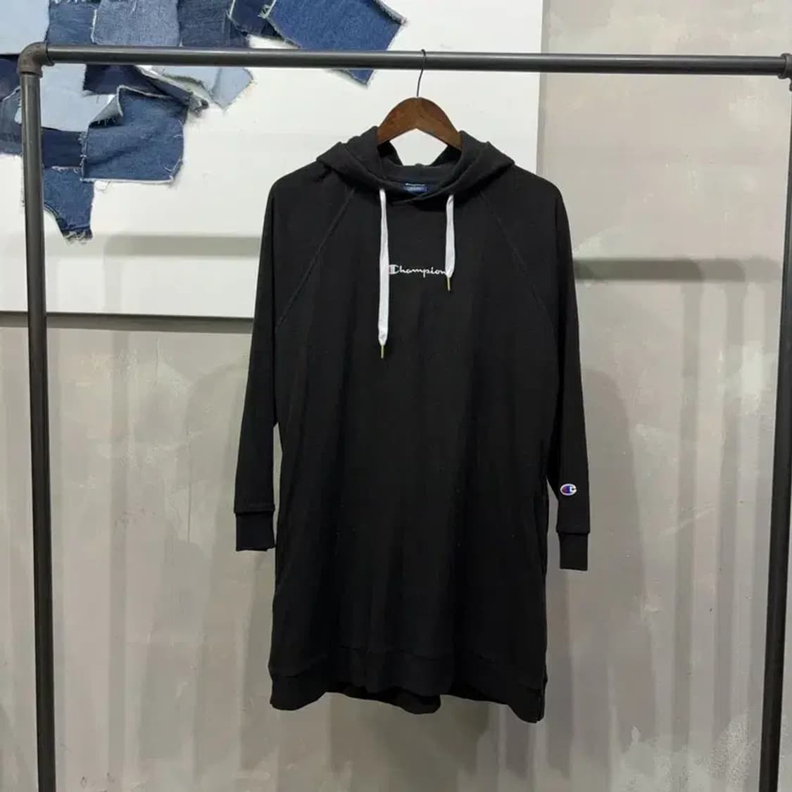 (95) 챔피온 여성 캐주얼 스트릿 후드 원피스 상품이미지1