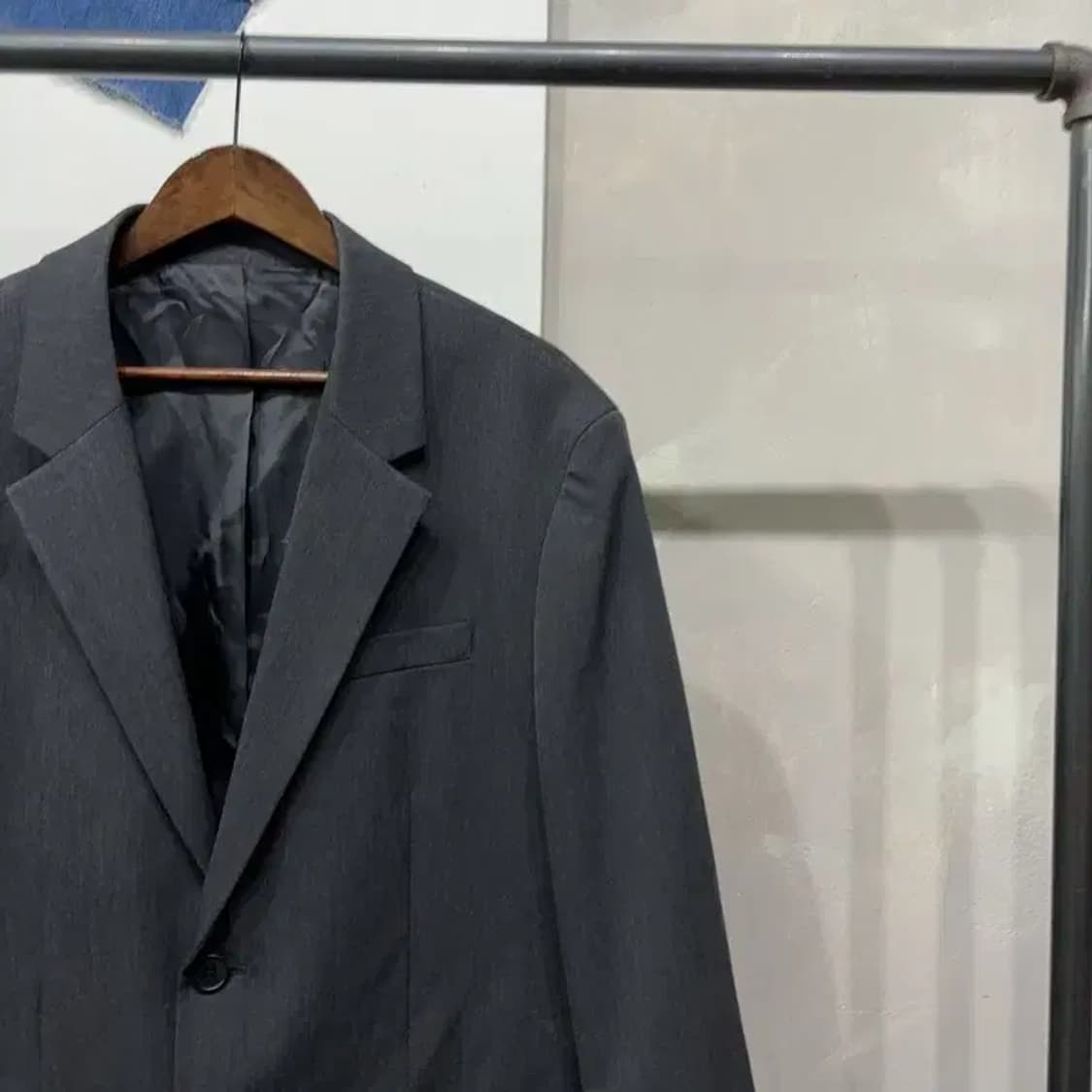 (110) 무신사스탠다드 캐주얼 클래식 블랙 블레이저 자켓 상품이미지3