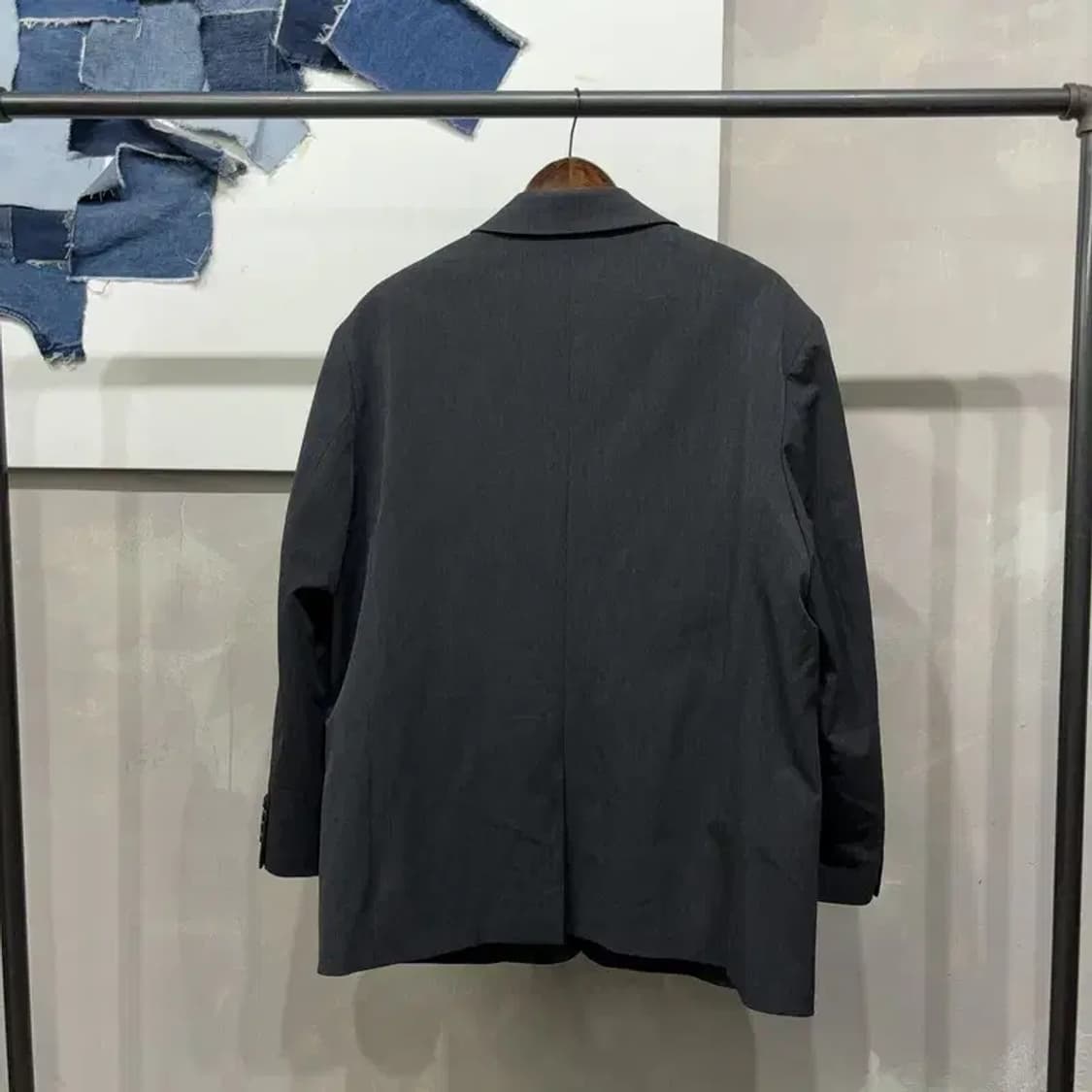 (110) 무신사스탠다드 캐주얼 클래식 블랙 블레이저 자켓 상품이미지4