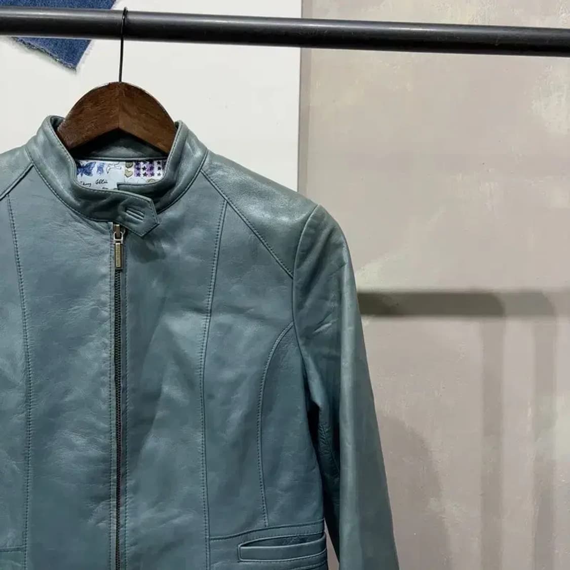 (90) 페리엘리스 여성 양가죽 싱글라이더 자켓 상품이미지3